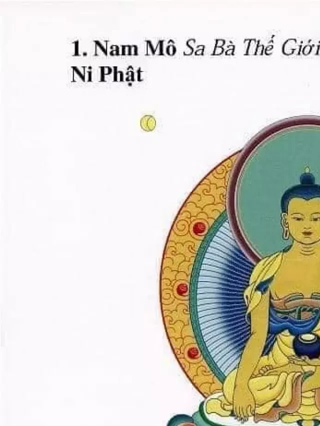   Nghi Thức Lạy Sám Hối 35 Vị Phật - Tiêu Trừ Nghiệp Chướng thành tựu viên mãn