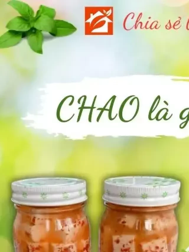   Chao - Gia vị thơm ngon của ẩm thực Việt Nam