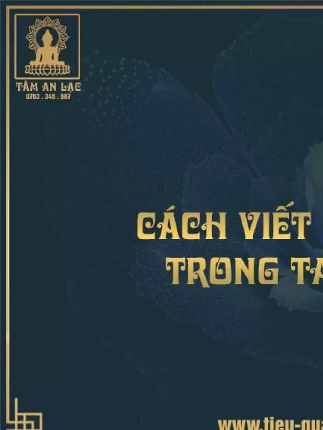   Cách Viết Lá Triệu Cho Đám Tang - Bí Quyết Gửi Gắm Tình Thương Cuối Cùng