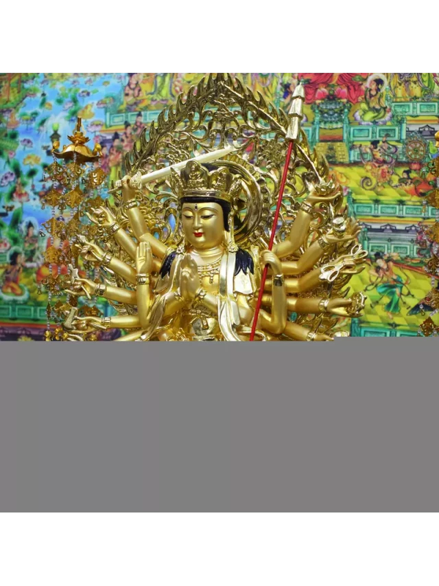   Tượng Chuẩn Đề Bồ Tát Tượng Phật Mẫu Chuẩn Đề cao 55cm